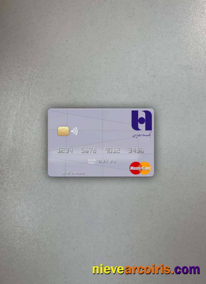 Iran Bank Saderat Iran mastercard photolook